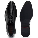 Hugo - Kerr Lt N 10242624 - Lace-Up Derby Schoenen - Zwart - Nappa Leer