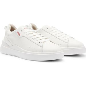 Hugo - Lage-top Cupsole-trainers - Zacht Leer - Met Rode Branding