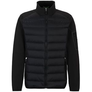 BOSSvoor mannen. 50501448 Solana Jas zwart (M), Casual, Polyamide, Lange mouwen