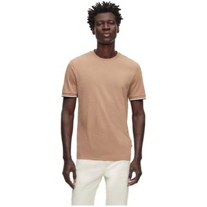 Boss Black, Heren, Tops, Beige, Maat: M