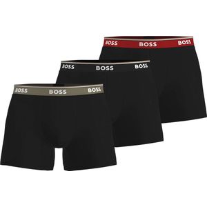 BOSS - Power - Boxershorts - Zwart - Katoen-Elastaan - Verpakking met 3 stuks