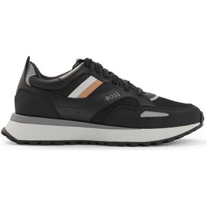 Hugo Boss - Jonah Runn Mx N - Sneakers - Zwart - Leer - Sportief