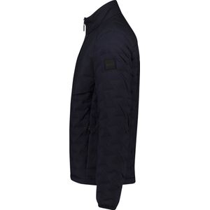 Hugo Boss - Slim Fit Winterjas - Donkerblauw - Effen Rits