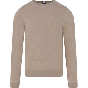 BOSS - Anore - Trui - Beige - Katoen/Merinowol
