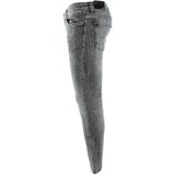 Hugo Boss - Slim Fit - Jeans - Grijs - Katoen