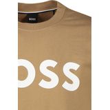 BOSS - Soleri - Sweatshirt - Midden Beige - Regular Fit - Katoen