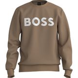 BOSS - Soleri - Sweatshirt - Midden Beige - Regular Fit - Katoen