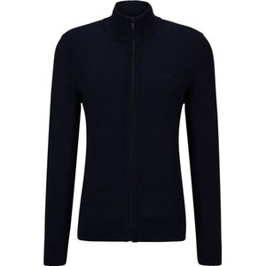 BOSS Avac Vest Wolblend Navy - Heren