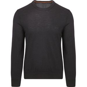 BOSS Pullover Avac Wol Zwart - Heren - Pullovers