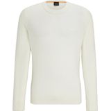 BOSS Pullover Avac Wol Ecru - Heren - Pullovers