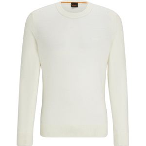 BOSS Pullover Avac Wol Ecru - Heren - Pullovers