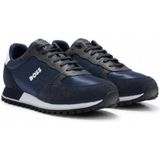BOSS Parkour-L_Runn_ny_N Heren Sneaker, 401 Donkerblauw, 49 EU