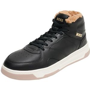 BOSS Baltimore_Hito_lnfxW Sneakers voor dames, zwart, 37 EU, zwart, 37 EU