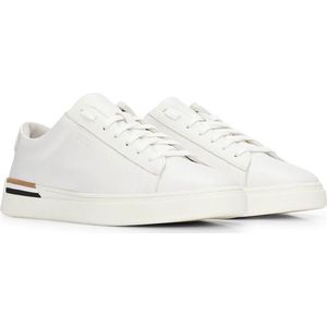 Boss Clint Tenn Sneakers - Leer - Heren - Wit - Maat 43