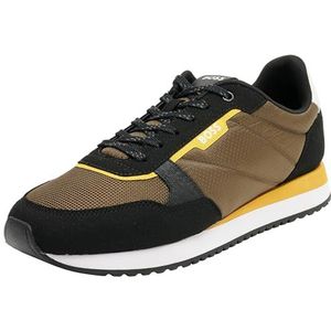 BOSS Kai Runn Sneakers voor heren, vrijetijdsschoenen, veterschoenen, lage schoen, Open green., 44 EU