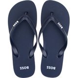 Hugo Boss - BOSS Logo Print - Teenslippers - Blauw - Heren