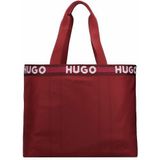 HUGO Becky Tote dames Tote Bag, Dark Red605