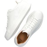 Sneakers met label in reliëf