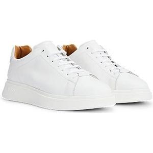 BOSS Bulton_runn_lt_n Sneakers voor heren, Wit.