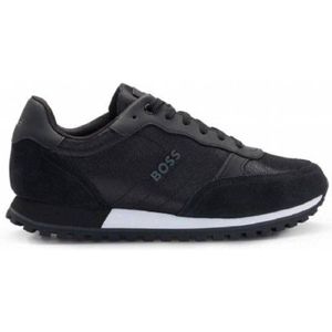 Boss Parkour Runn Sneakers - Leer - Heren - Zwart