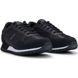 BOSS Parkour-L Runn Sneakers - Materiaalmix - Kunstleren Afwerking - Blauw