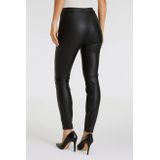 BOSS - Skinny-fit - Broek - Zwart - Hoge Taille, Gecoat Synthetisch Materiaal, Rits Opzij
