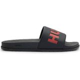 HUGO Match_It_Slid_rblg_N Badepantolette, Sommerschuh, Poolslides, Schlappen, mit HUGO-Logoschriftzug