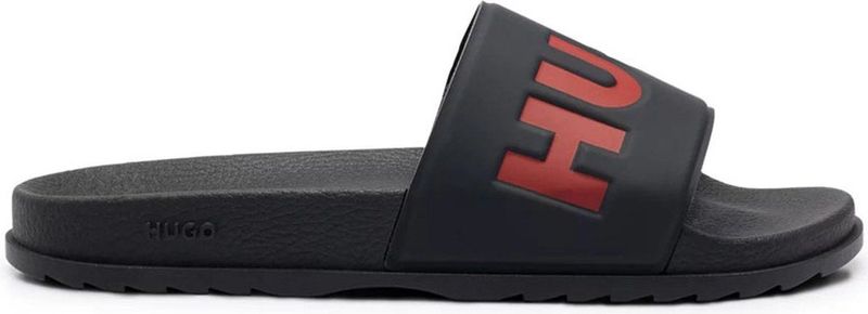 HUGO Match_It_Slid_rblg_N Badepantolette, Sommerschuh, Poolslides, Schlappen, mit HUGO-Logoschriftzug