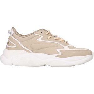 HUGO Leon_runn_fkcdw sneakers dames, Medium Beige