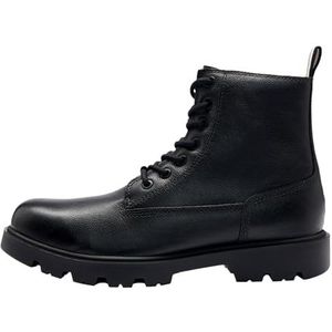 BOSS Heren Schoenen Veterschoen Laarzen Boots Adley Half, zwart, 40 EU