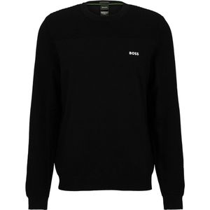 BOSS - Regular-Fit Trui - Zwart - Polyester