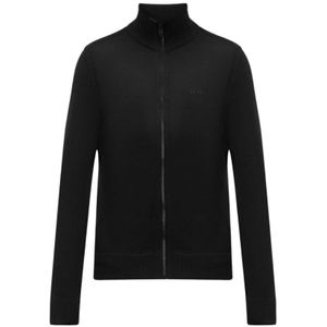 Hugo Boss, Heren, Truien, Zwart, Maat: S