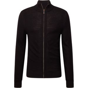 BOSS Orange - Avac - Vest - Zwart - 60% Merinowol 40% Acryl