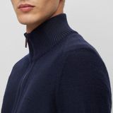 BOSS Avac Vest Wolblend Navy - Heren