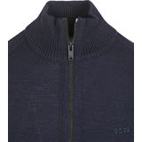 BOSS Avac Vest Wolblend Navy - Heren