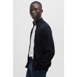 BOSS Avac Strickjacke Woolblend Navy - Größe XXL