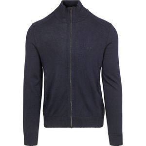 BOSS Avac Vest Wolblend Navy - Heren