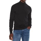 BOSS Orange - Avac - Coltrui - Zwart - Merinowol