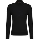 BOSS Orange - Avac - Coltrui - Zwart - Merinowol