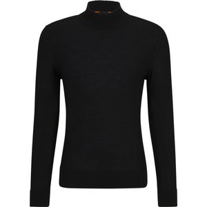 BOSS Orange - Avac - Coltrui - Zwart - Merinowol