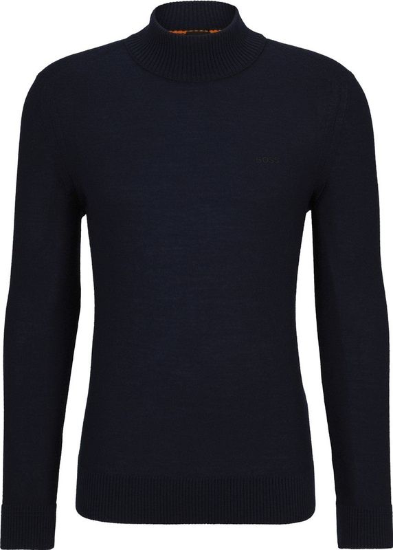 Boss Orange - Avac - Coltrui - Donkerblauw - Wol en Acryl