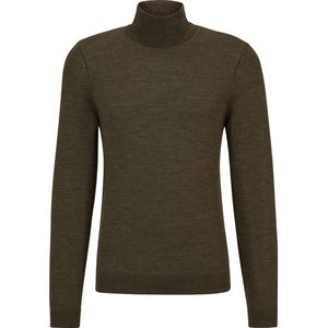 BOSS - Musso - Coltrui - Groen - Slim Fit - Wol