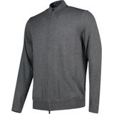 BOSS - Balonso - Vest - Middengrijs - Regular Fit - Wol