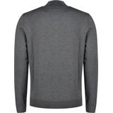 BOSS - Balonso - Vest - Middengrijs - Regular Fit - Wol