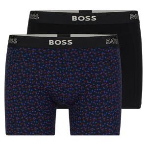 BOSS Herenboxershort, Open Blue461, L