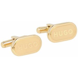 Hugo E-Classic Manchetknopen Roestvrij staal 1.5 cm gold