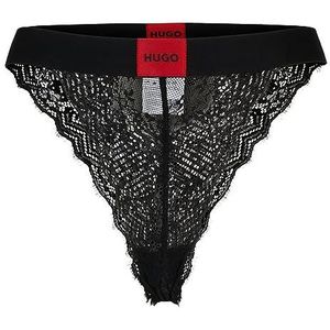 HUGO - Moderne Slip - Rood - Geometrisch Kant - Zichtbare Tailleband