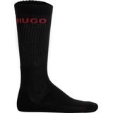 HUGO - 50510187 - Set van 6 Paar Korte Sokken - Zwart - Katoen