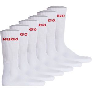 HUGO Sokken 6P QS RIB LOGO CC Set van 6