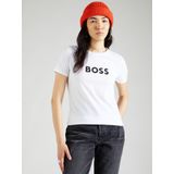 BOSS - T-shirt - Black - Korte Mouwen - Ronde Hals - Met Logo-opschrift